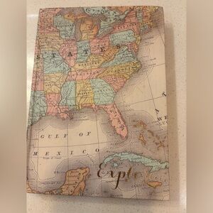 Raymond Waites Vintage Map Print Notebook